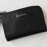 ポールスミス ポールドローイング 4連 キーケース コインケース ブラック - NEWSED