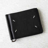 メゾン マルジェラ 4ステッチ レザー 札入れ カードケース ブラック - NEWSED