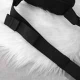 メゾン マルジェラ 4ステッチ ナイロン ミニクロスボディポーチ ウエストポーチ ボディバッグ ブラック - NEWSED