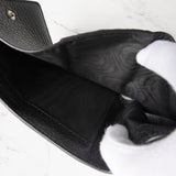 メゾン マルジェラ 4ステッチ 四つタグ レザー 三つ折り財布 コンパクトウォレット ブラック - NEWSED