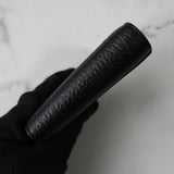 メゾン マルジェラ 4ステッチ 四つタグ レザー 三つ折り財布 コンパクトウォレット ブラック - NEWSED