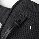 メゾン マルジェラ 4ステッチ ナイロン ミニクロスボディポーチ ウエストポーチ ボディバッグ ブラック - NEWSED