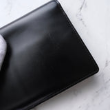 メゾン マルジェラ 4ステッチ 四つタグ カーフレザー 長財布 二つ折り財布 ブラック 箱付き - NEWSED