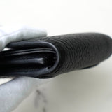 メゾン マルジェラ 4ステッチ 四つタグ レザー 三つ折り財布 コンパクトウォレット ブラック - NEWSED