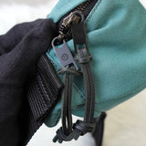 メゾン マルジェラ 4ステッチ 四つタグ ナイロンキャンバス ボディバッグ ウエストポーチ ターコイズブルー - NEWSED