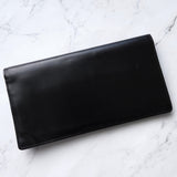 メゾン マルジェラ 4ステッチ 四つタグ カーフレザー 長財布 二つ折り財布 ブラック 箱付き - NEWSED