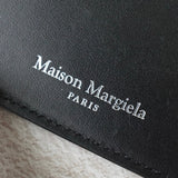 メゾン マルジェラ 4ステッチ レザー 札入れ カードケース ブラック - NEWSED