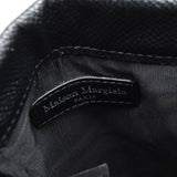 メゾン マルジェラ 4ステッチ 四つタグ レザー スマートフォン ポーチ サコッシュ ショルダーバッグ ブラック - NEWSED