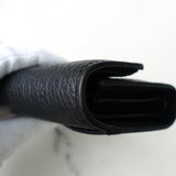 メゾン マルジェラ 4ステッチ 四つタグ レザー 三つ折り財布 コンパクトウォレット ブラック - NEWSED