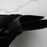 メゾン マルジェラ 4ステッチ 四つタグ レザー 三つ折り財布 コンパクトウォレット ブラック - NEWSED