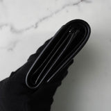 メゾン マルジェラ 4ステッチ 四つタグ レザー 三つ折り財布 コンパクトウォレット ブラック - NEWSED