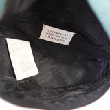 メゾン マルジェラ 4ステッチ 四つタグ ナイロンキャンバス ボディバッグ ウエストポーチ ターコイズブルー - NEWSED