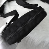 メゾン マルジェラ 4ステッチ ナイロン ミニクロスボディポーチ ウエストポーチ ボディバッグ ブラック - NEWSED