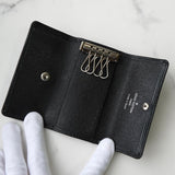 ルイ ヴィトン エピ ミュルティクレ レザー 4連 キーケース ブラック - NEWSED