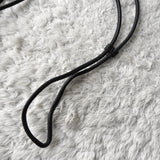 メゾン マルジェラ 4ステッチ 四つタグ レザー スマートフォン ポーチ サコッシュ ショルダーバッグ ブラック - NEWSED