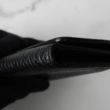 メゾン マルジェラ 4ステッチ 四つタグ レザー 三つ折り財布 コンパクトウォレット ブラック - NEWSED