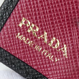 プラダ サフィアーノレザー 4連 キーケース ゴールド / ブラック - NEWSED