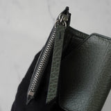 メゾン マルジェラ 4ステッチ 四つタグ レザー 三つ折り財布 コンパクトウォレット グリーン - NEWSED