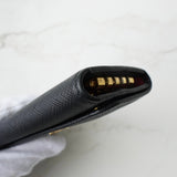 プラダ サフィアーノレザー 4連 キーケース ゴールド / ブラック - NEWSED