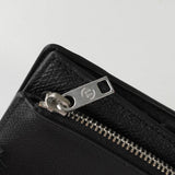 メゾン マルジェラ 4ステッチ 四つタグ レザー 二つ折り財布 コンパクトウォレット ブラック - NEWSED