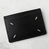 メゾン マルジェラ 4ステッチ レザー パスケース カードケース ブラック - NEWSED