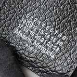 メゾン マルジェラ 4ステッチ 四つタグ レザー 三つ折り財布 コンパクトウォレット ブラック - NEWSED