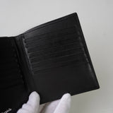 メゾン マルジェラ 4ステッチ 四つタグ レザー 二つ折り財布 コンパクトウォレット ブラック - NEWSED