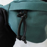 メゾン マルジェラ 4ステッチ 四つタグ ナイロンキャンバス ボディバッグ ウエストポーチ ターコイズブルー - NEWSED