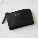 ポールスミス ポールドローイング 4連 キーケース コインケース ブラック - NEWSED