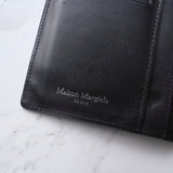 メゾン マルジェラ 4ステッチ 四つタグ カーフレザー 長財布 二つ折り財布 ブラック 箱付き - NEWSED
