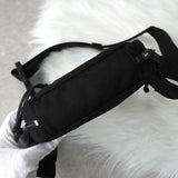 メゾン マルジェラ 4ステッチ ナイロン ミニクロスボディポーチ ウエストポーチ ボディバッグ ブラック - NEWSED