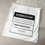 メゾン マルジェラ 四つタグ 4ステッチ ステレオタイプ ミニ バックパック リュックサック ブラック - NEWSED
