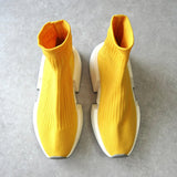 エムエムシックス メゾン マルジェラ ソックス スニーカー イエロー サイズ40 / 約25.0cm - NEWSED