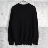 バーバリー ヴィンテージ ホースロゴ モックネック ニット ブラック