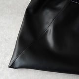 エムエムシックス メゾン マルジェラ レザー ジャパニーズバッグ クラシック トートバッグ ブラック
