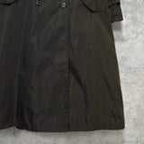 プラダ ナイロン トレンチコート ブラウン