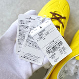 メゾン マルジェラ レプリカ レザー コーティング ローカット スニーカー イエロー サイズ42 タグ付き未使用品 - NEWSED