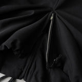 コムデギャルソン 1990年製 変形 ジッパー ベスト レディース ブラック