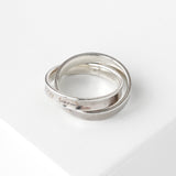 ティファニー 1837 ナロー ダブル シルバー925 指輪 リング 10.5号