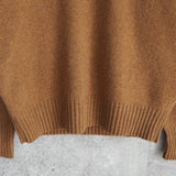 ポロ ラルフローレン スモールポニーロゴ ニット キャメル