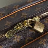 ルイ ヴィトン モノグラム キャリーオール ボストンバッグ ブラウン M40074