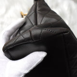 シャネル マトラッセ ラムスキン チェーンショルダー トートバッグ ショルダーバッグ ブラック シリアル4番台7桁 保存袋 ギャランティーカード付き - NEWSED