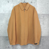 イヴ サンローラン ヴィンテージ YSLロゴ ウールジャケット ブルゾン キャメル