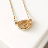 ジバンシィ ヴィンテージ Gロゴ ネックレス GP ゴールド