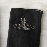 ヴィヴィアン ウエストウッド オーブ レザー口 グローブ 手袋 ブラック レディース