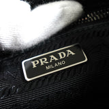 プラダ キルティング トライアングルロゴ テスート ナイロン 2way ショルダーバッグ チェーン ハンドバッグ ブラック