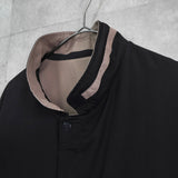 イヴ サンローラン ヴィンテージ YSLロゴ ブルゾン ベージュ メンズ