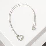 ティファニー オープンハート ネックレス シルバー925