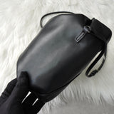 エムエムシックス メゾン マルジェラ レザー ジャパニーズバッグ クロスボディ ショルダーバッグ ブラック