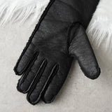 エムエムシックス メゾンマルジェラ ロング レザー 手袋 グローブ ブラック メンズ タグ付き未使用品